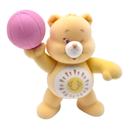 Care bear Amarillo tipo ternurin aterciopelado Osito cariñosito Nuevo sin empaque (venta individual)
