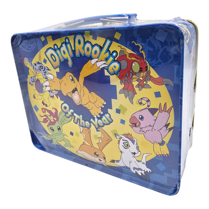Lonchera caja de metal vintage Digimon año 2000 Rix 19x15x8cm