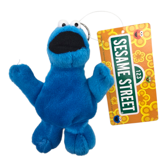 Llavero monedero Cookie monster Vintage Plaza Sésamo año 2003 Sesame Street