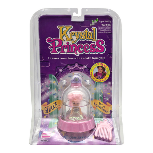 Krystal Princess Playskool Vintage Cúpulas de agua con glitter Capelo