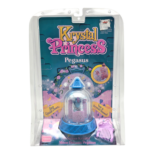 Krystal Princess Playskool Vintage Cúpulas de agua con glitter Capelo