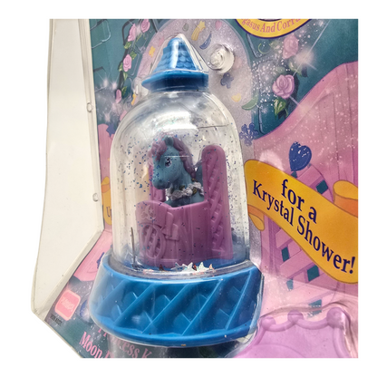 Krystal Princess Playskool Vintage Cúpulas de agua con glitter Capelo
