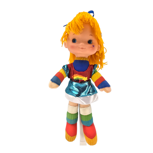 🌈✨Pre-loved Rainbow Brite años 80s 25 cms (segunda mano) Vestido recreado réplica 1