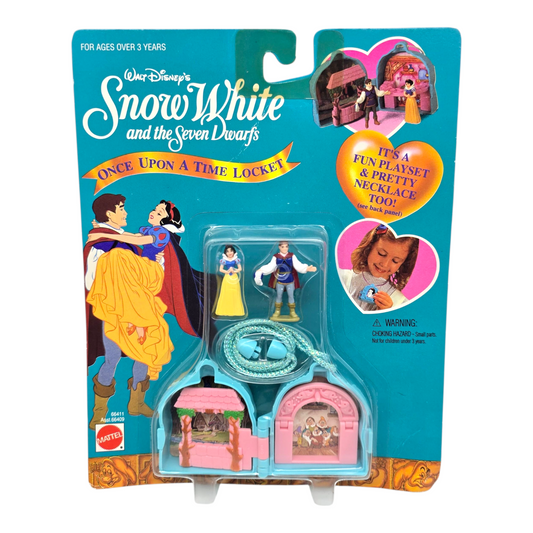 Disney Once upon a time locket Tipo Polly Pocket Vintage Snow White