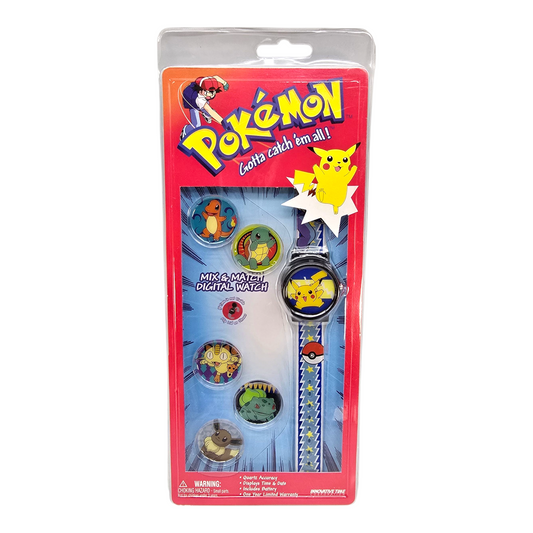 Reloj Pokemon vintage con piezas intercambiables. Necesitan baterías seguramente
