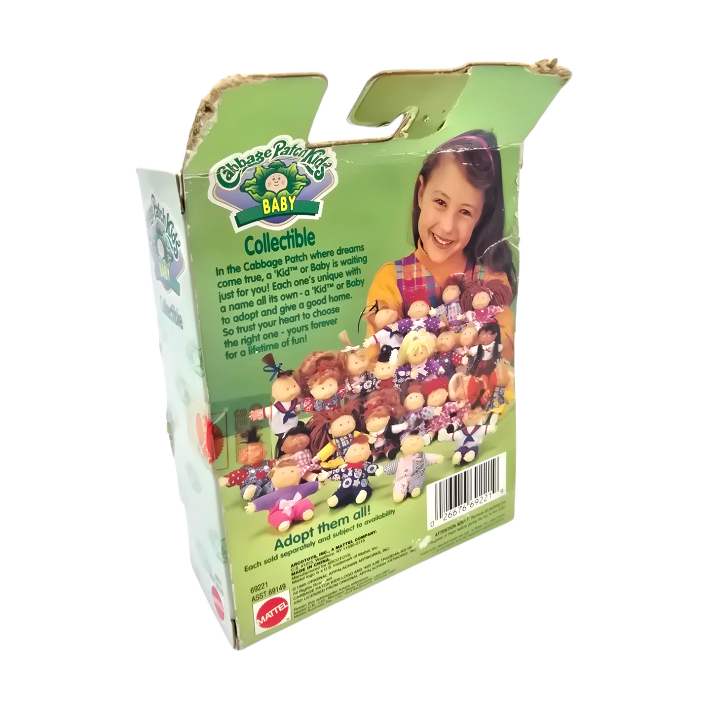 Cabbage Patch Mini caja amarillenta y varios detalles estéticos. Ver fotos