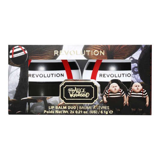 Alice in wonderland x Revolution lip Balm duo