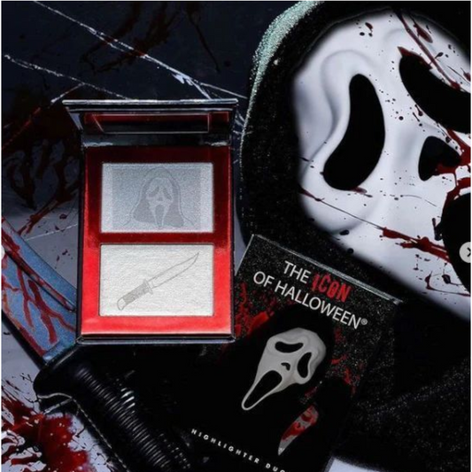 Ghostface x Glamlite make up Highlighter Iluminador de shock