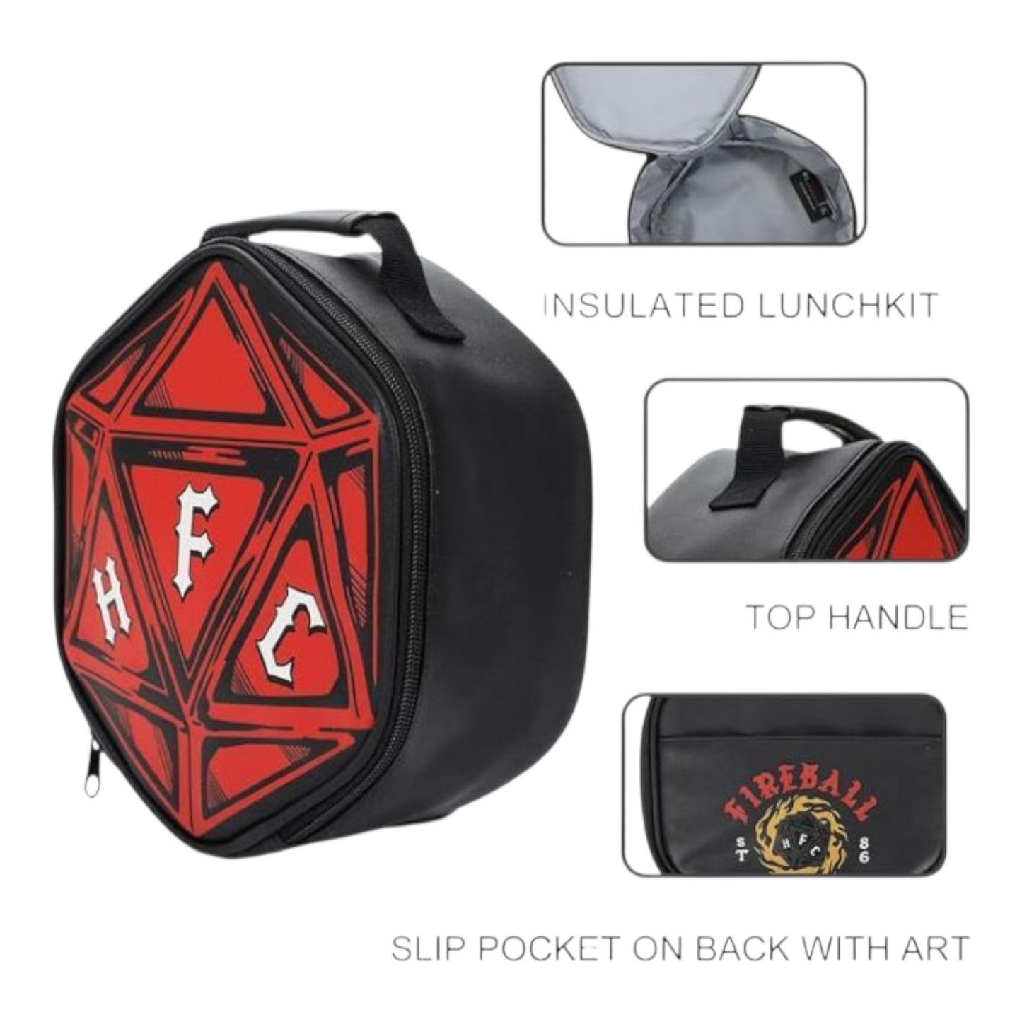 Lunch bag lonchera stranger Things Bioworld Hellfire club