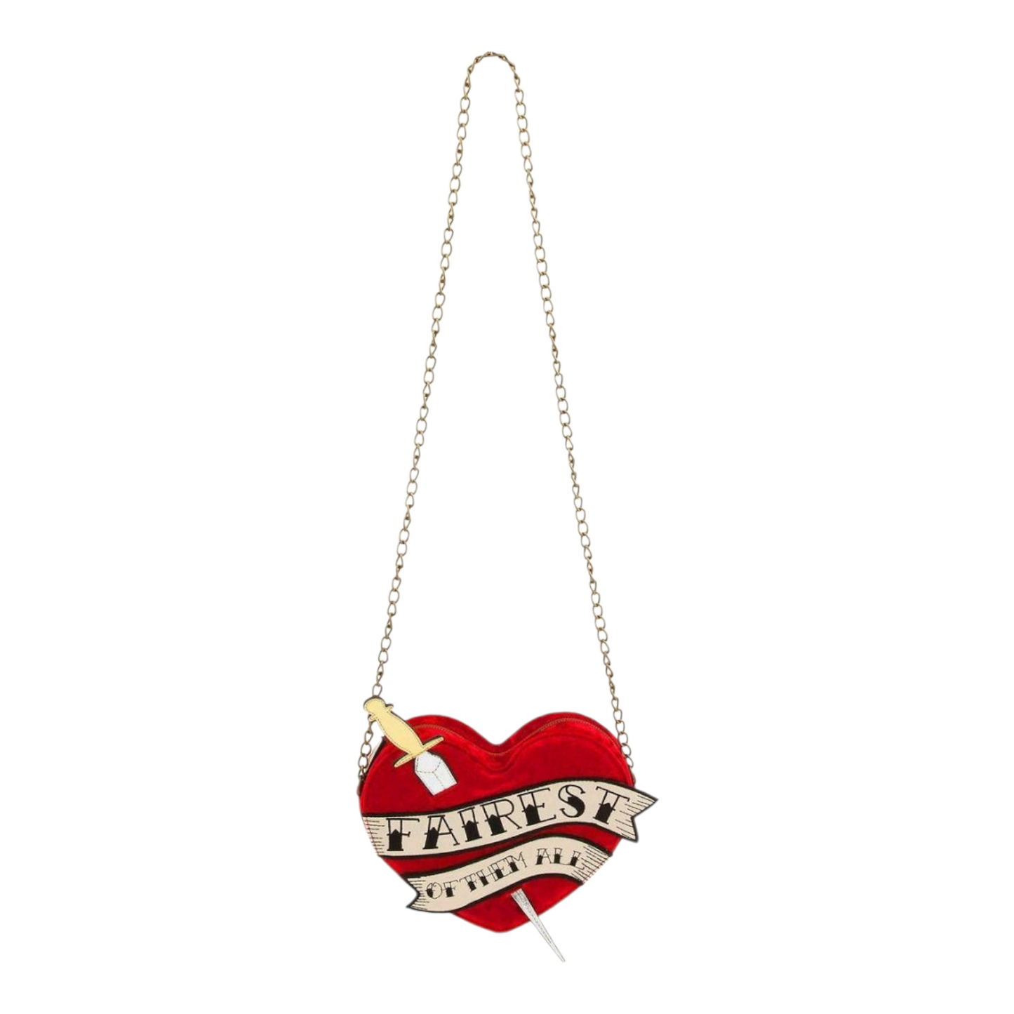 Crossbody Bolsa EVIL queen Fairest of them all Blanca Nieves terciopelo