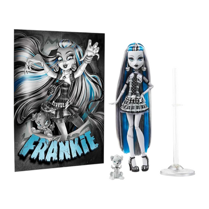 Monster high Reel drama reproduction año 2025 Frankie (ligeros detalles estéticos en caja por viaje)