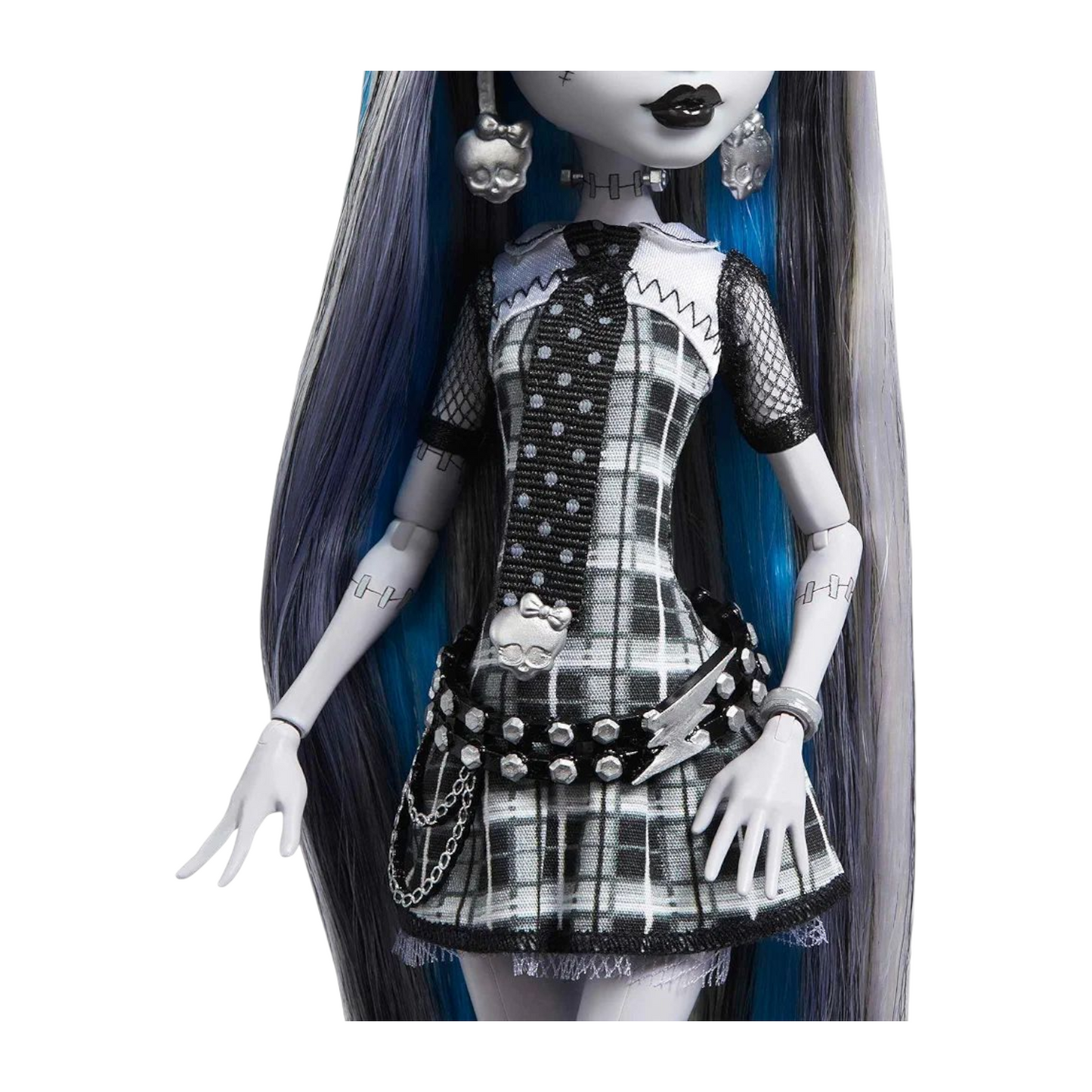 Monster high Reel drama reproduction año 2025 Frankie (ligeros detalles estéticos en caja por viaje)