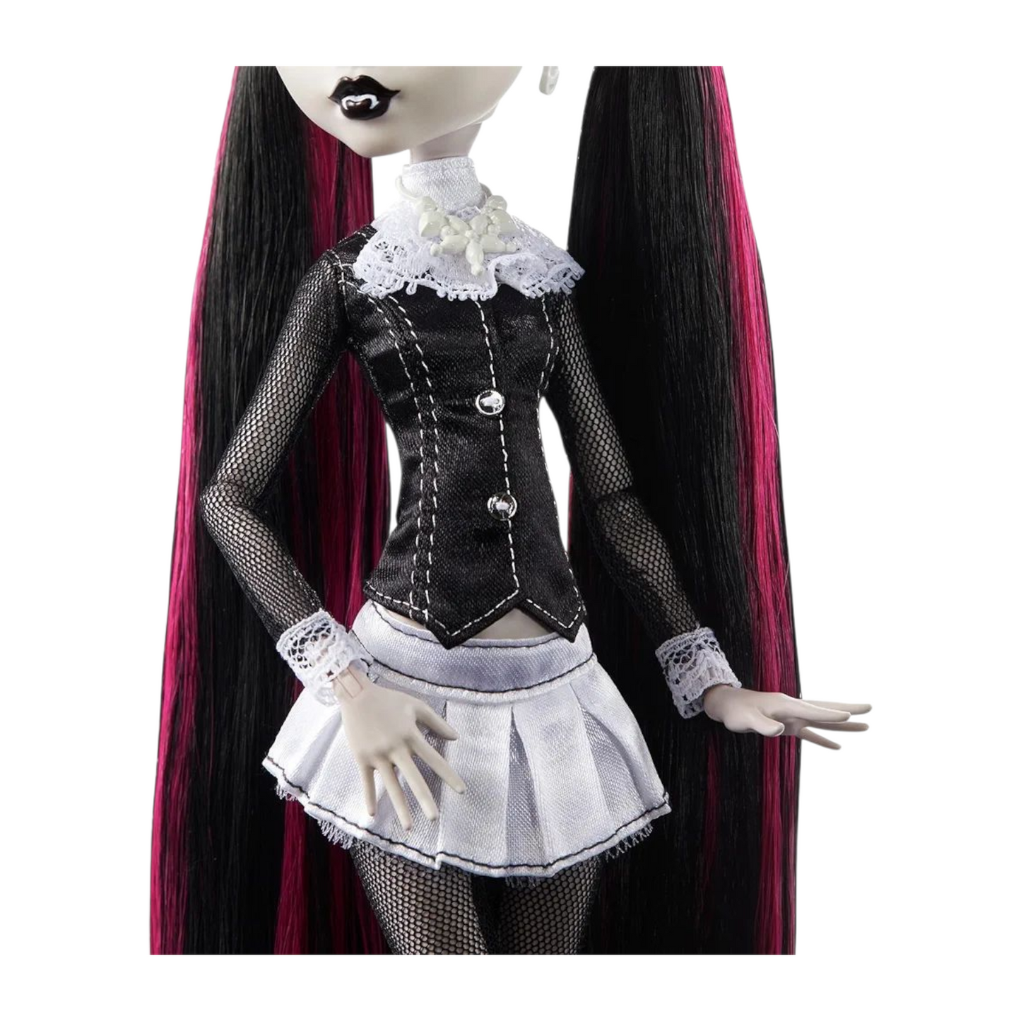 ⚠️Caja muy maltratada⚠️ Monster high Reel drama reproduction año 2025 Draculaura (muchos detalles estéticos en caja por viaje) ideal si coleccionas fuera de caja. Ver fotos.