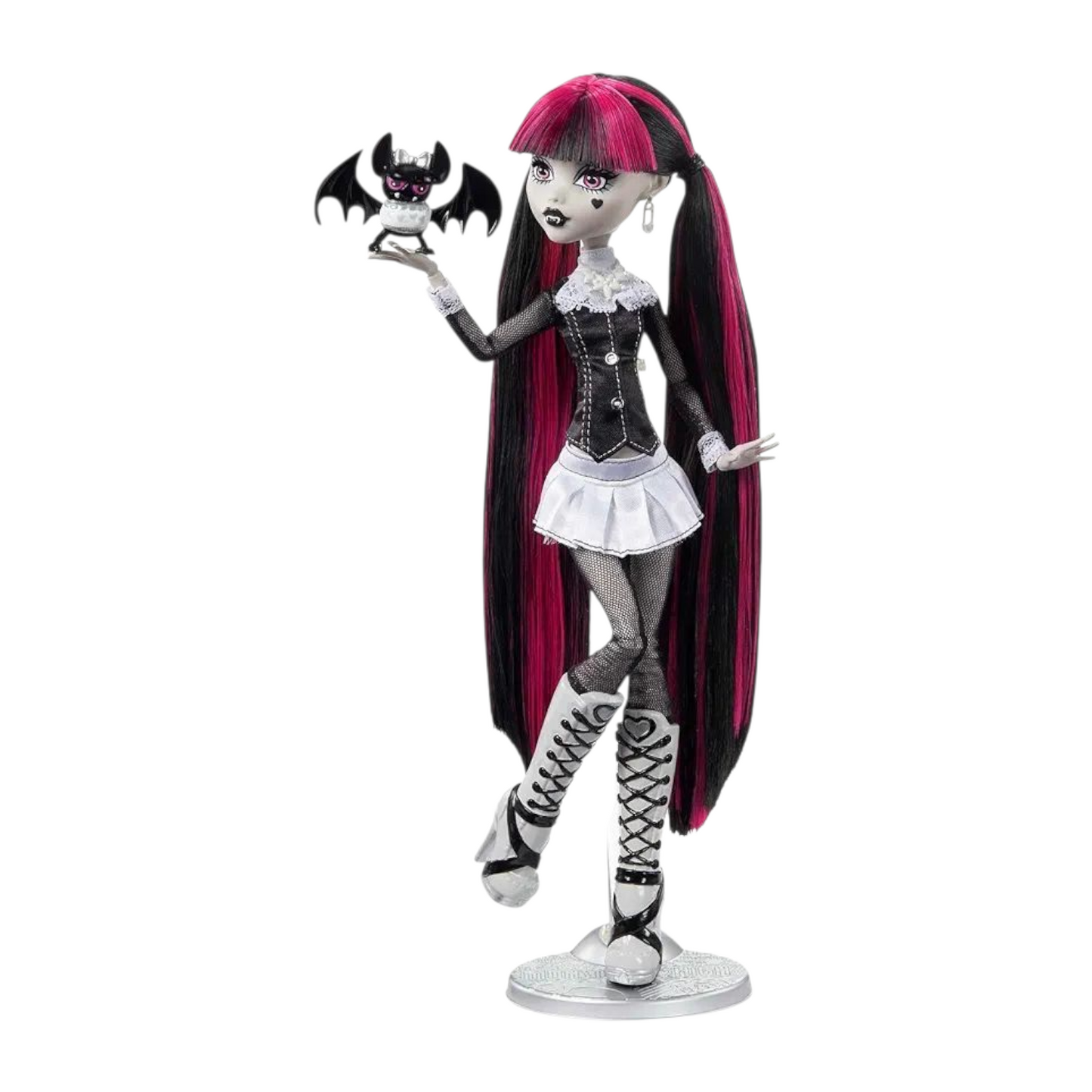 ⚠️Caja muy maltratada⚠️ Monster high Reel drama reproduction año 2025 Draculaura (muchos detalles estéticos en caja por viaje) ideal si coleccionas fuera de caja. Ver fotos.