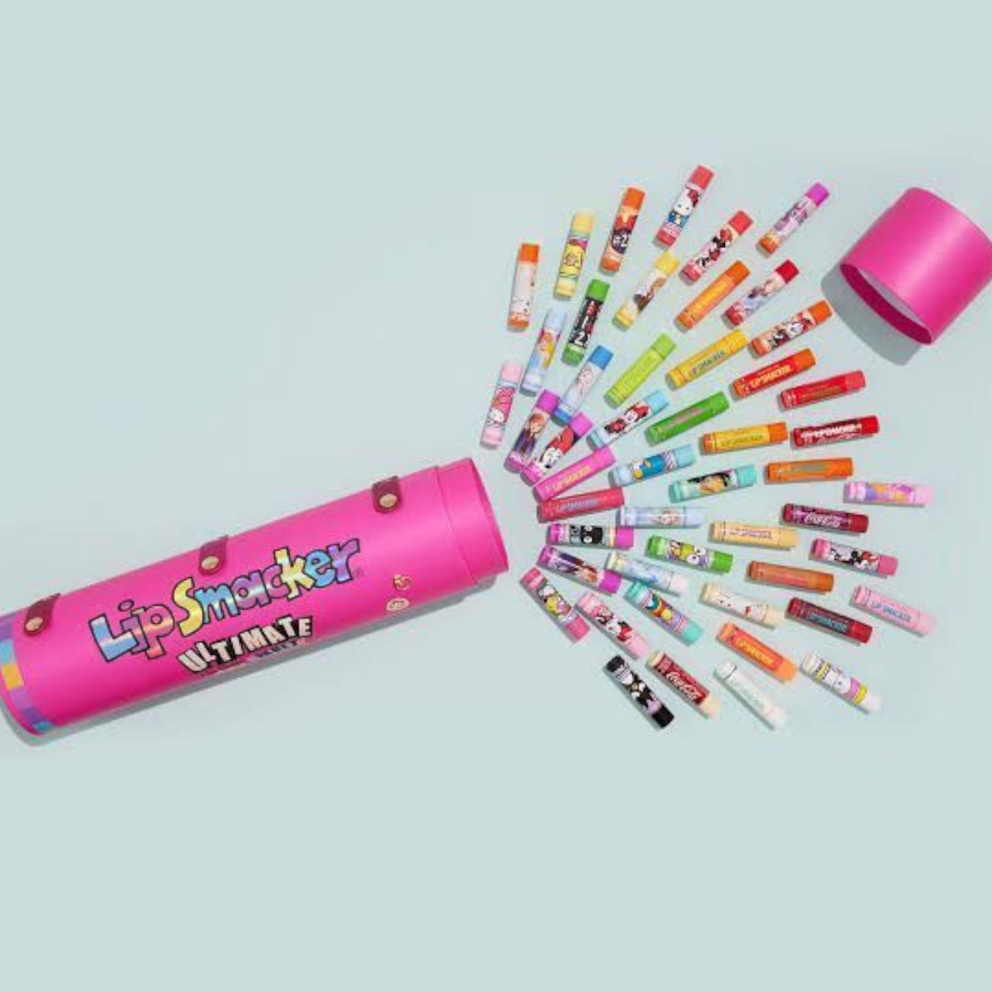Lipsmackers 50 aniversario bote/bolso con 50 balsamos