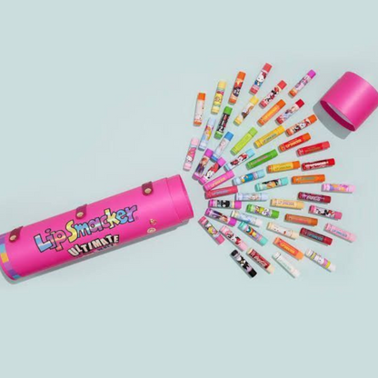 Lipsmackers 50 aniversario bote/bolso con 50 balsamos