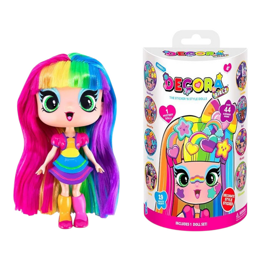 Decora Girlz Muñeca sorpresa Blind box (son 9 diferentes) caja misteriosa al azar