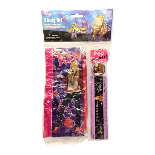 Set de Papelería vintage Hannah Montana