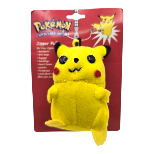 Llavero Vintage Pokémon Pikachu de Peluche bag clip Zipper Pull