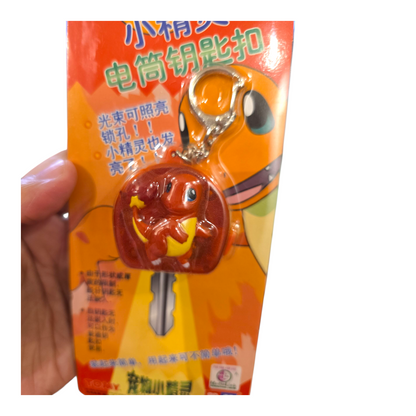Llavero Vintage cubre llave Pokémon con luz Charmander Tomy