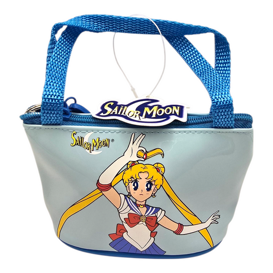 Monedero vintage Sailor Moon tipo charol Naoko Taeuchi Azul