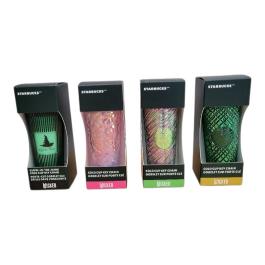 Wicked x Starbucks Lleveros mini cold cup Keychain. Precio por cada uno.