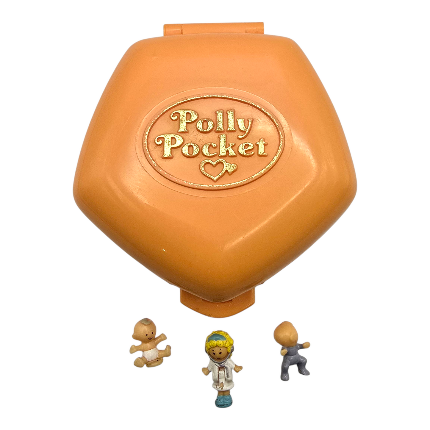 Polly Pocket Vintage Segunda Mano cambio de color total exterior. Completo Polly Nursery