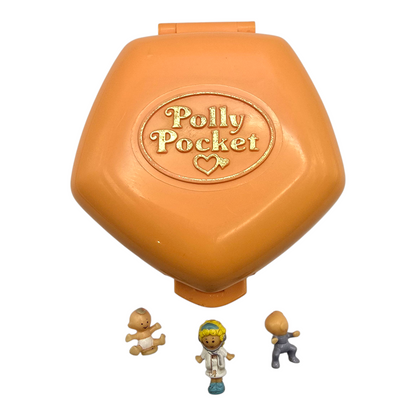 Polly Pocket Vintage Segunda Mano cambio de color total exterior. Completo Polly Nursery
