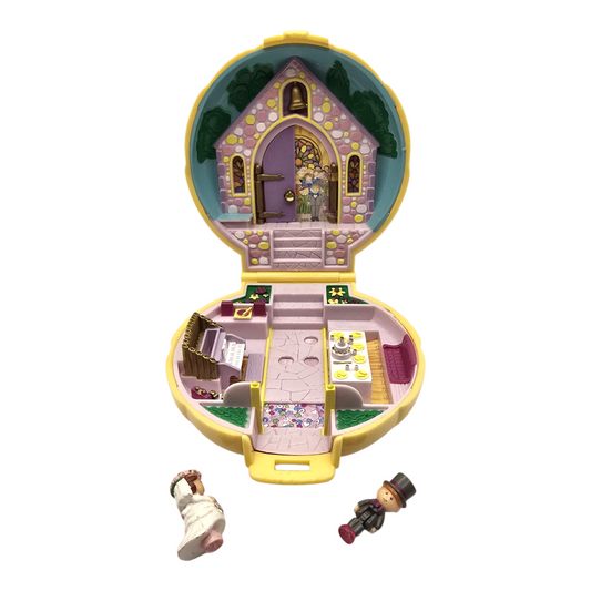 Polly Pocket Vintage Segunda Mano Nancy's Wedding (sin puerta de la iglesia)