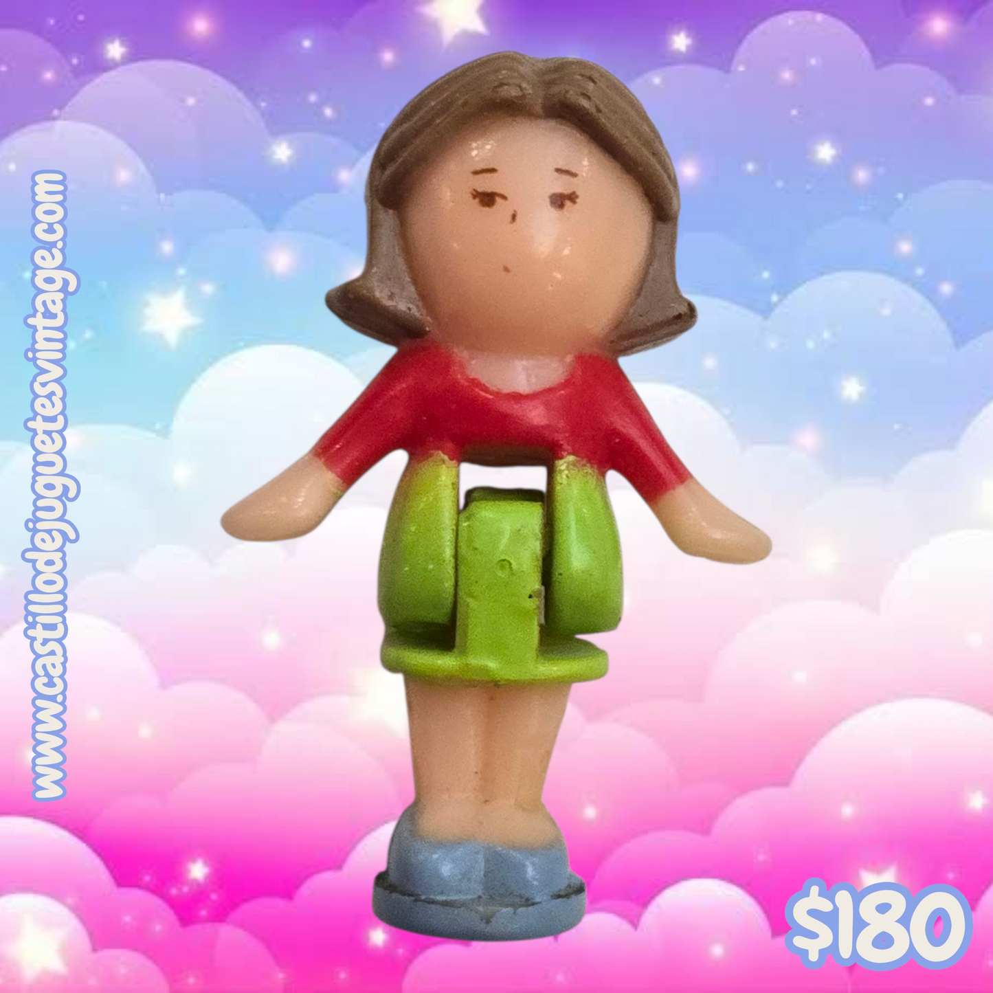 Polly Pockets Vintage $180 piezas sueltas y repuestos para completar sus sets. SEGUNDA MANO. Revisa bien la foto ya que es el artículo que te llevas ✨ Puede tener detalles estéticos.