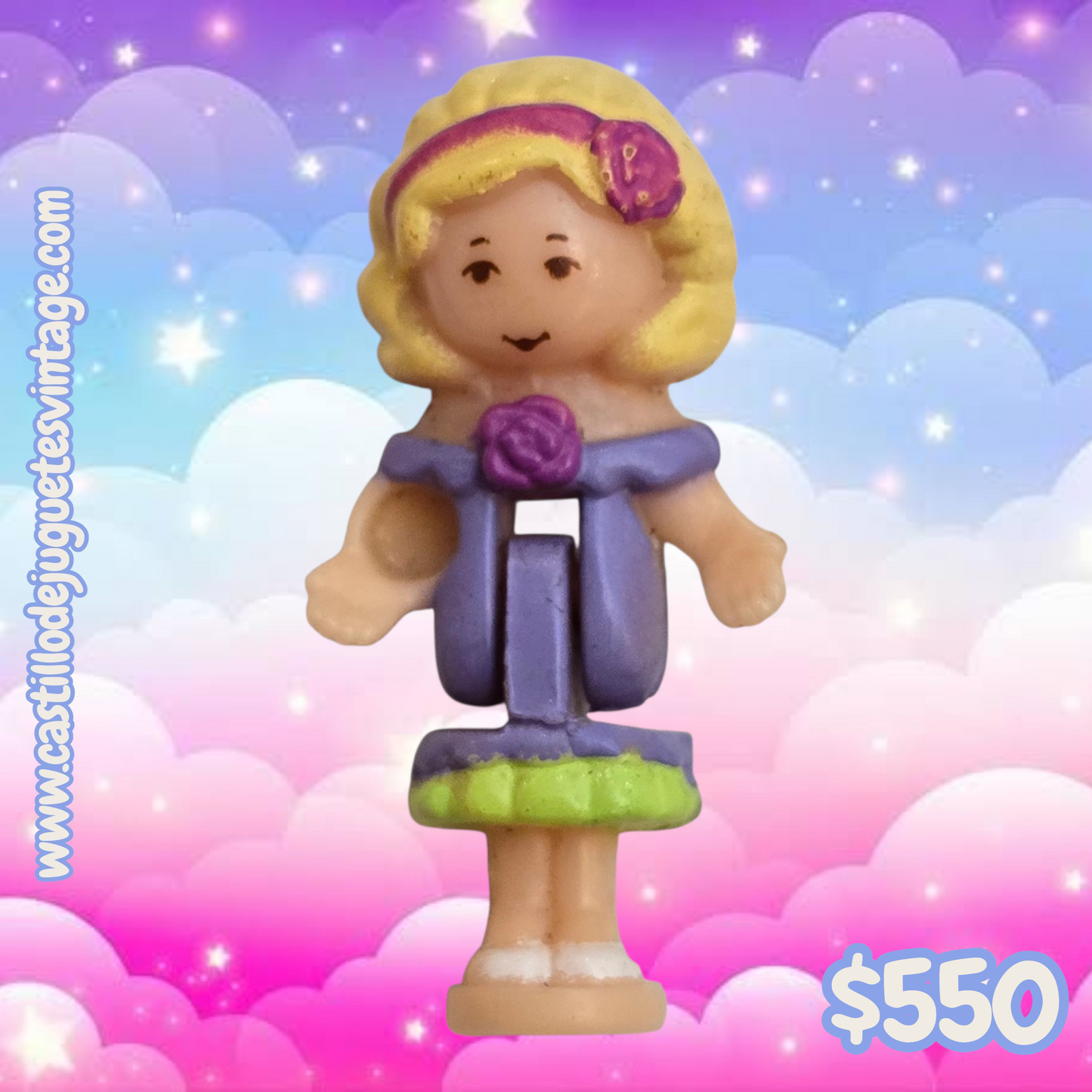 Polly Pockets Vintage $550 piezas sueltas y repuestos para completar sus sets. SEGUNDA MANO. Revisa bien la foto ya que es el artículo que te llevas ✨ Puede tener detalles estéticos.