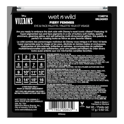 ⚠️ PREVENTA Maquillaje Disney Villains Paleta de Sombras Unleashed