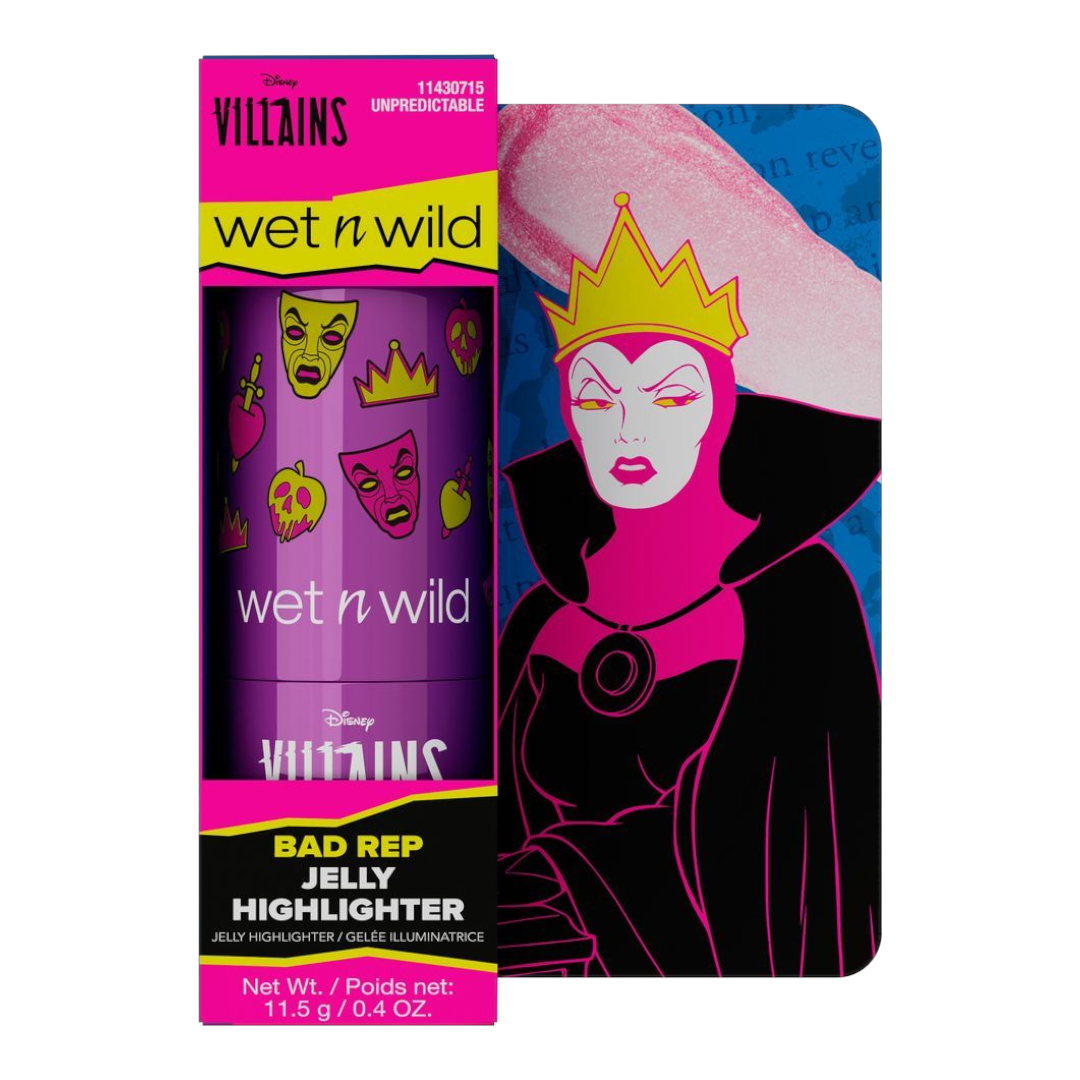 ⚠️ PREVENTA Maquillaje Disney Villains Highlighter Iluminador en barra Unpredictable