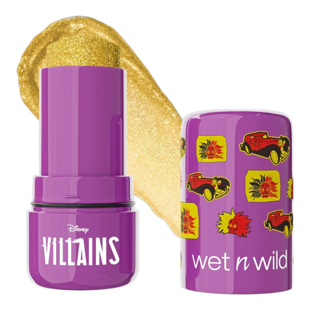 ⚠️ PREVENTA Maquillaje Disney Villains Highlighter Iluminador en barra Maniac
