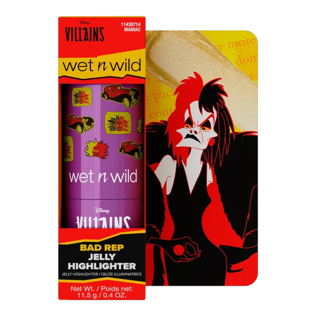 ⚠️ PREVENTA Maquillaje Disney Villains Highlighter Iluminador en barra Maniac