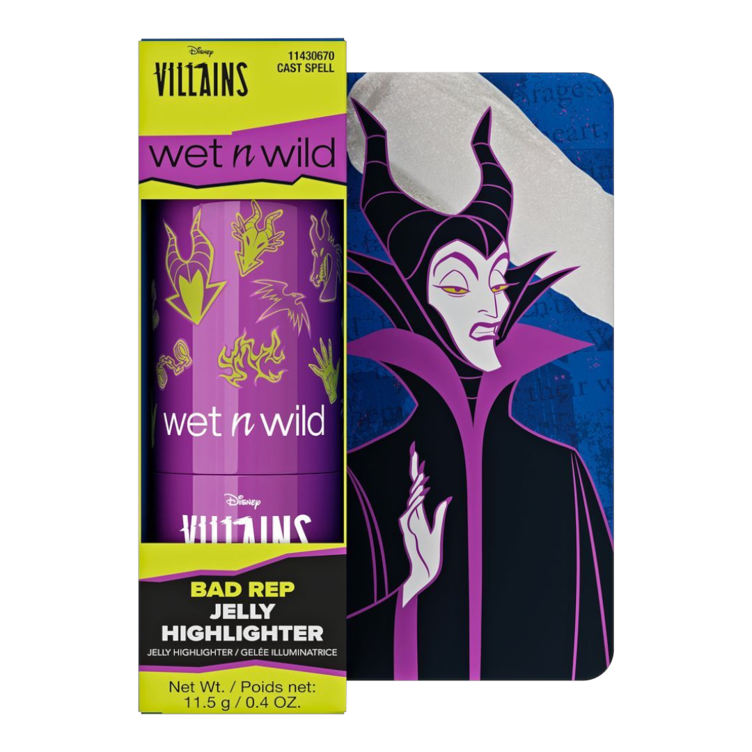 ⚠️ PREVENTA Maquillaje Disney Villains Highlighter Iluminador en barra Cast spell