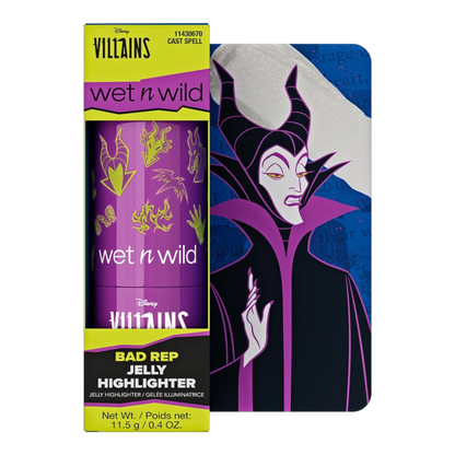 ⚠️ PREVENTA Maquillaje Disney Villains Highlighter Iluminador en barra Cast spell
