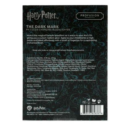 ⚠️ PREVENTA Maquillaje Harry Potter Dark arts blushlighter Cambia de color con PH