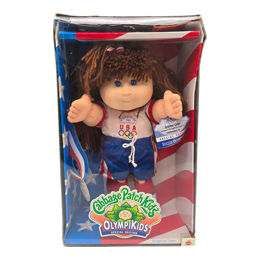 Cabbage Patch Vintage Olympikids caja con detalles