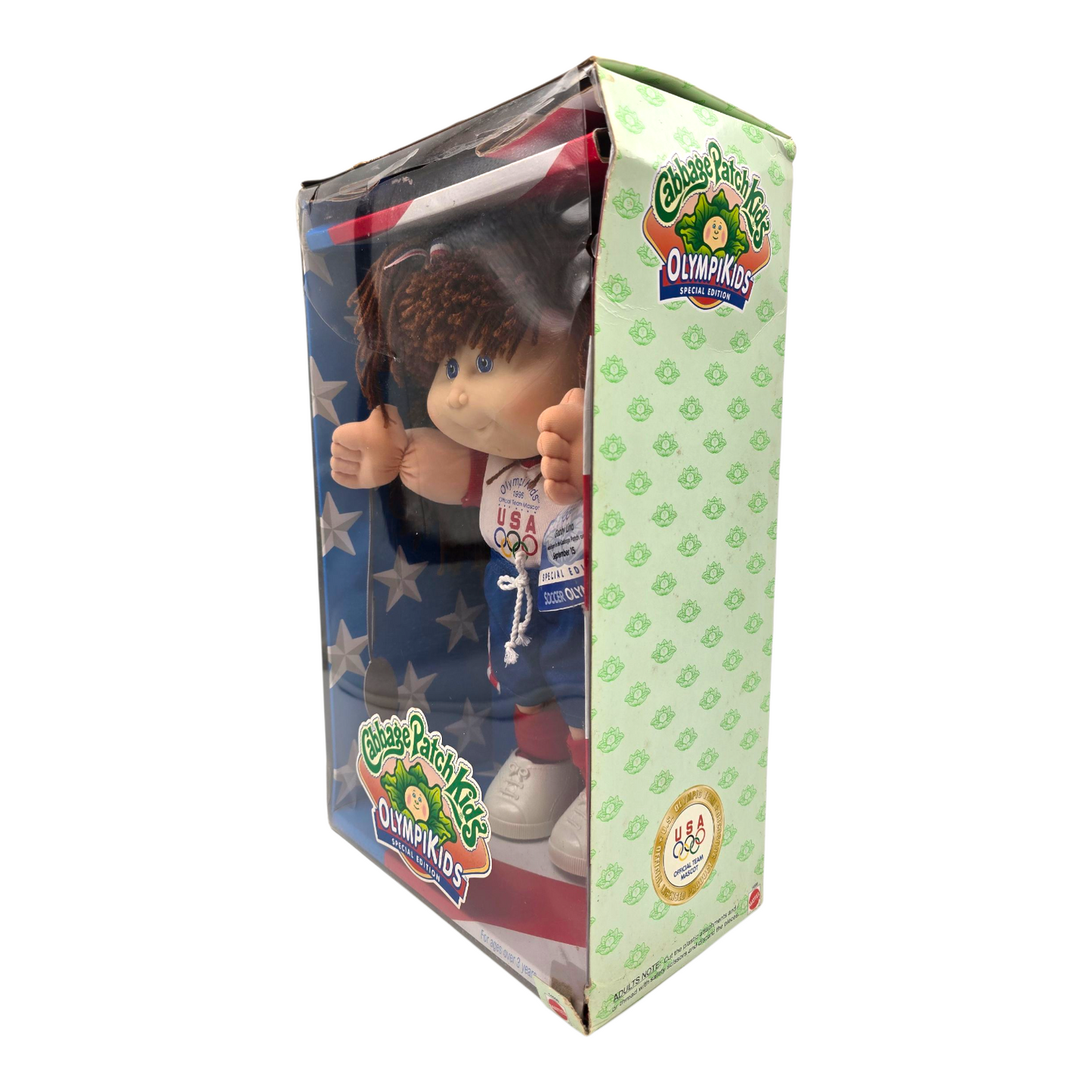 Cabbage Patch Vintage Olympikids caja con detalles