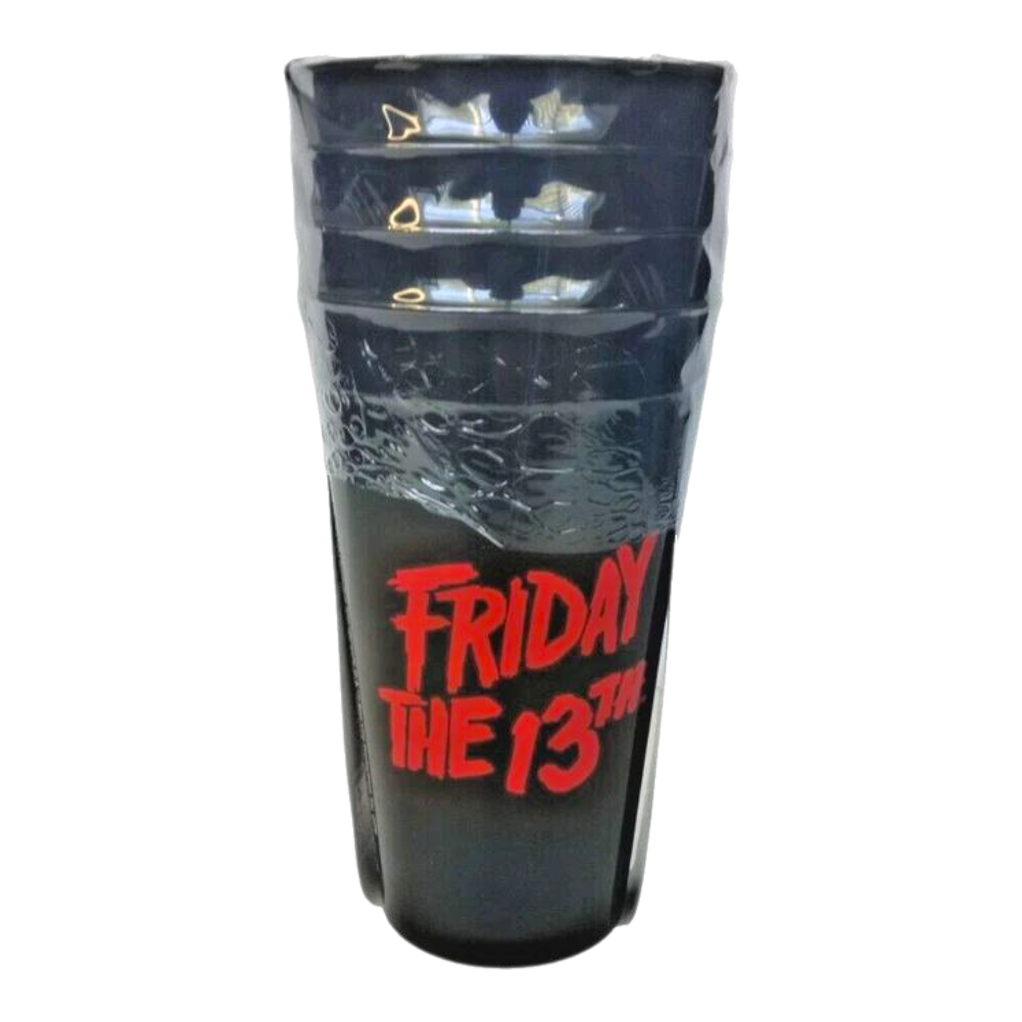 Set de 4 vasos de plástico Michael Myers Friday 13th Horror Halloween 650 ml