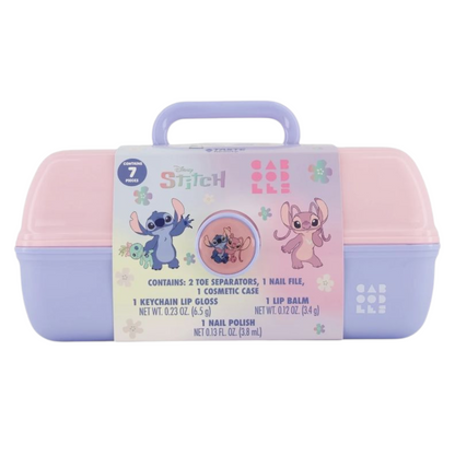 ✨ Caboodles grande con maquillaje Stitch (7 piezas incluidas)