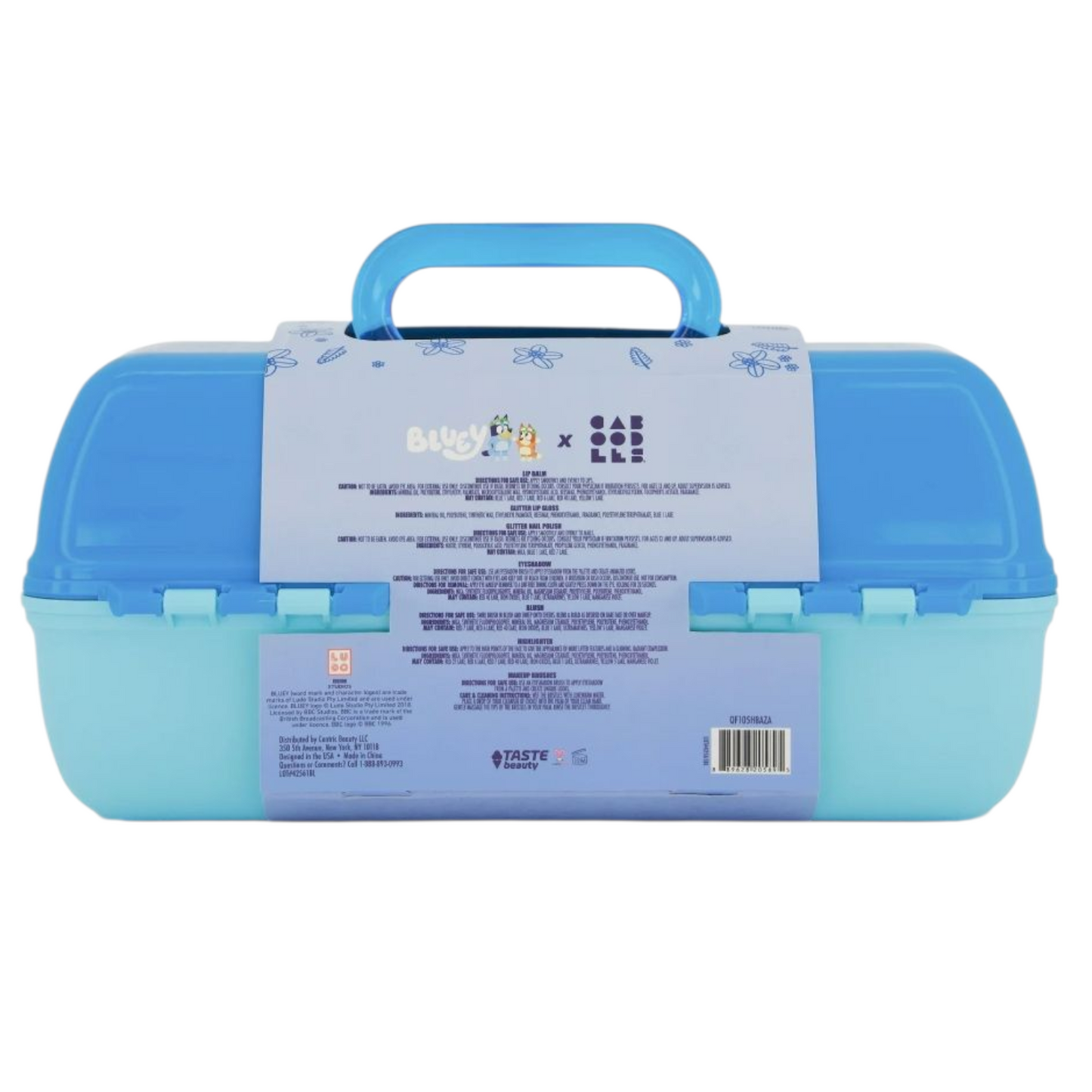 ✨ Caboodles grande con maquillaje Bluey (12 piezas incluidas)
