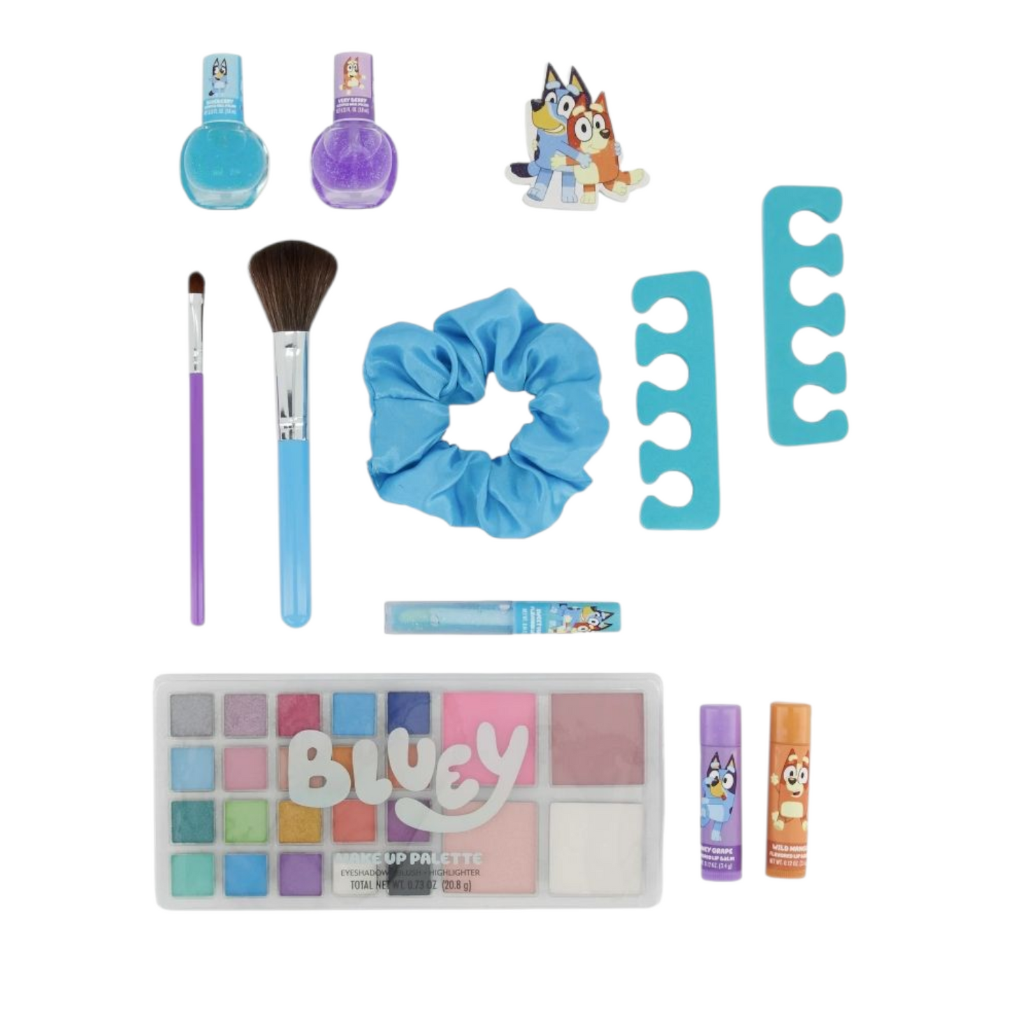 ✨ Caboodles grande con maquillaje Bluey (12 piezas incluidas)