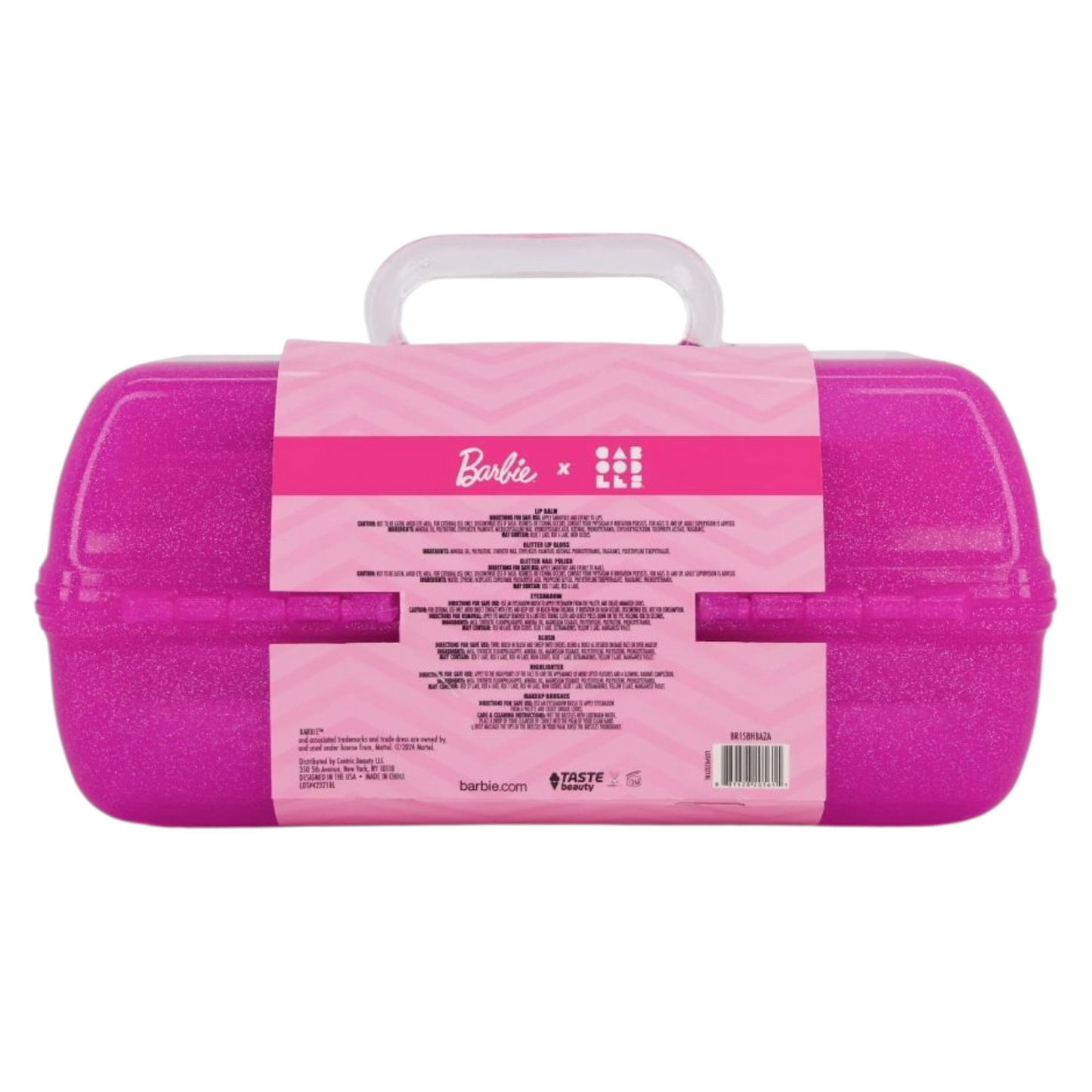 ✨ Caboodles grande con maquillaje Barbie (12 piezas incluidas)