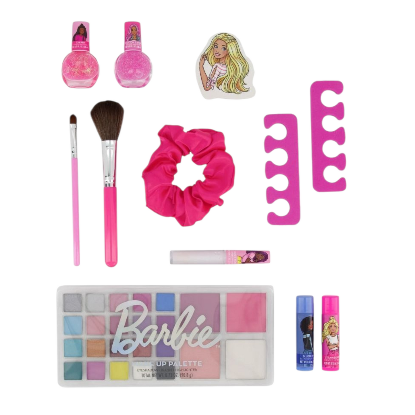 ✨ Caboodles grande con maquillaje Barbie (12 piezas incluidas)