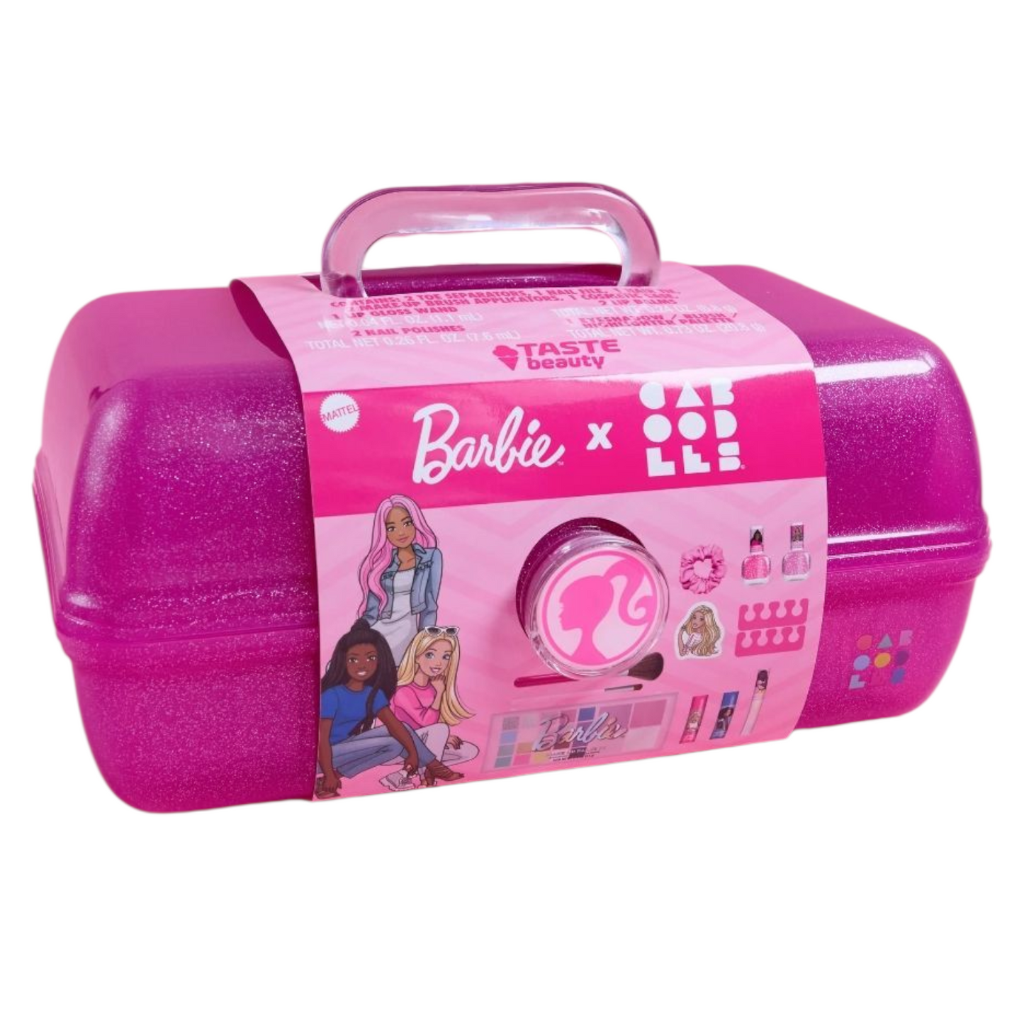 ✨ Caboodles grande con maquillaje Barbie (12 piezas incluidas)