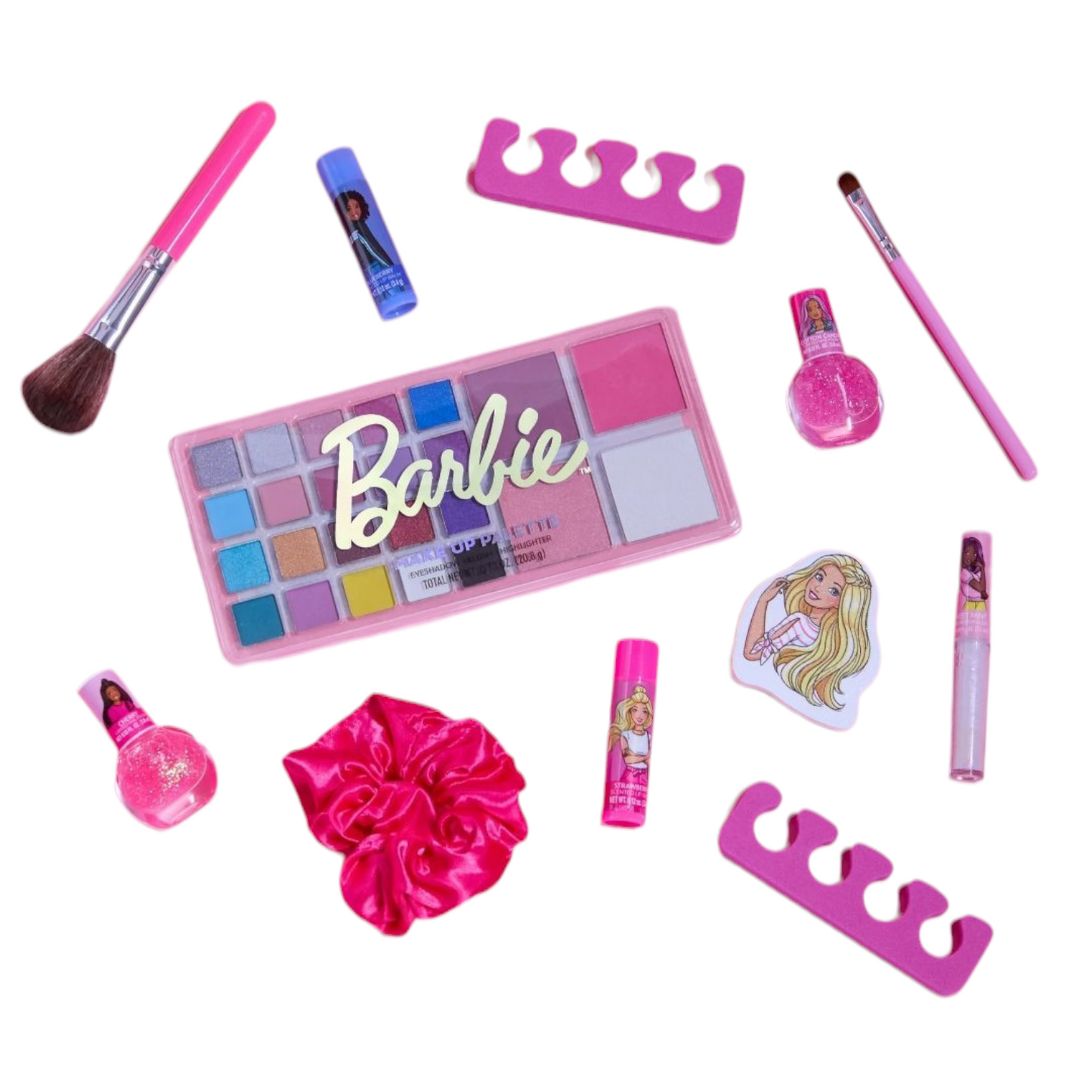 ✨ Caboodles grande con maquillaje Barbie (12 piezas incluidas)