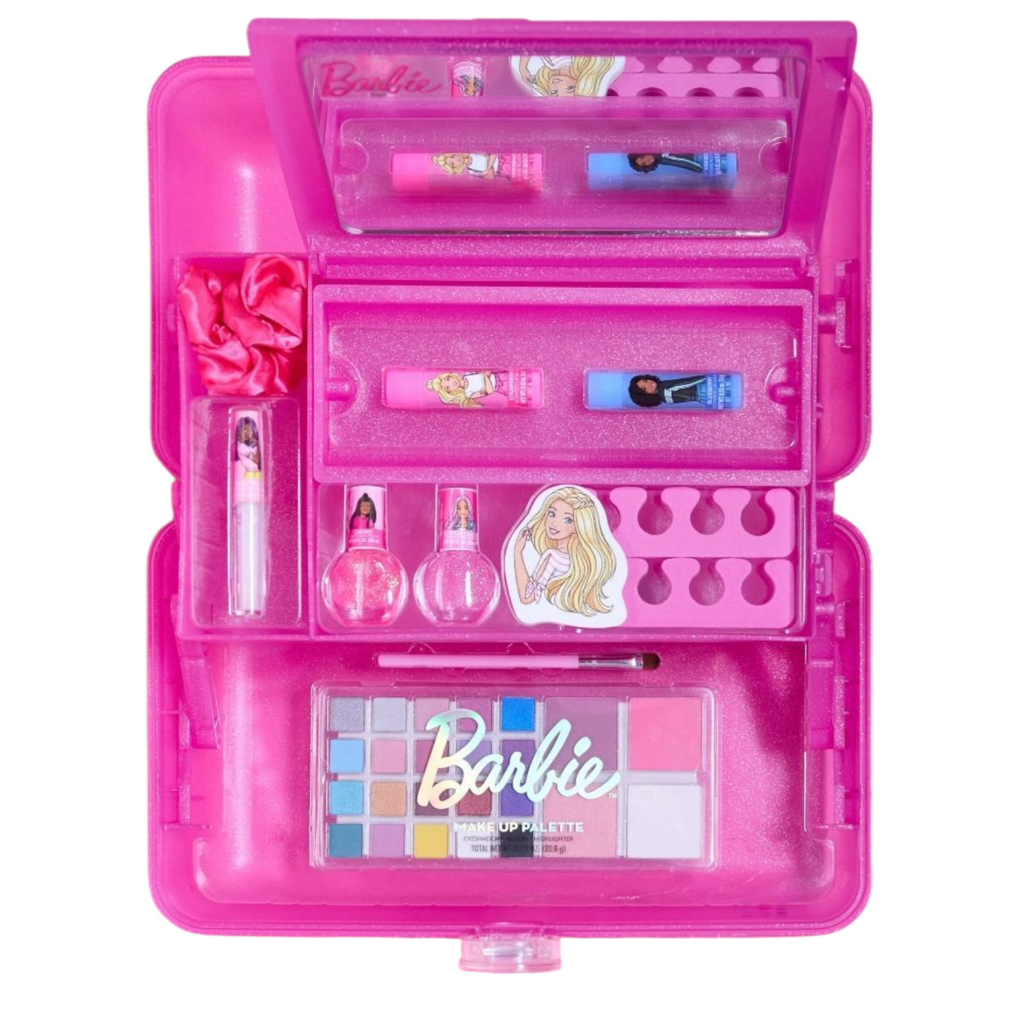 ✨ Caboodles grande con maquillaje Barbie (12 piezas incluidas)