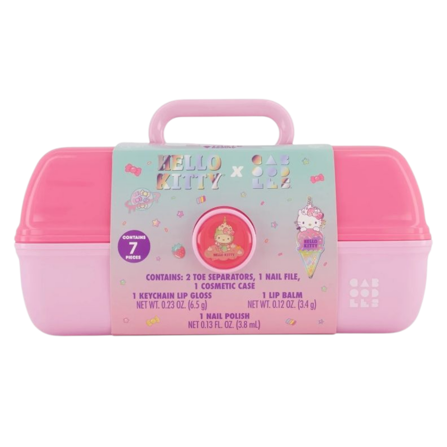 ✨ Caboodles grande con maquillaje Hello Kitty Unicorn (7 piezas incluidas)